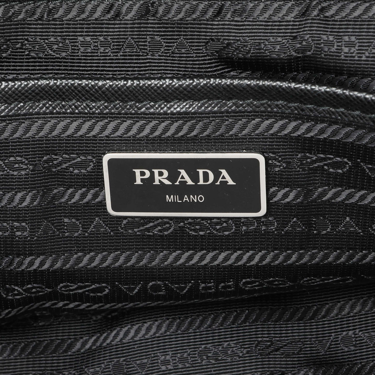 Prada Black Re-Nylon Vela Saffiano Small Backpack Handbags Prada