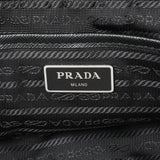 Prada Black Re-Nylon Vela Saffiano Small Backpack Handbags Prada