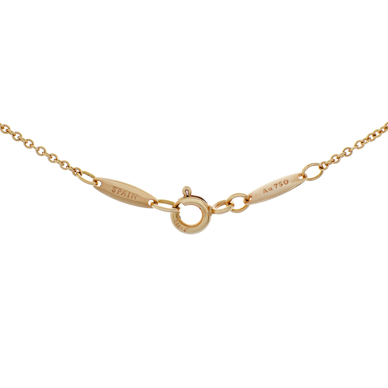 Tiffany & Co. 18K Rose Gold 9mm Bean Pendant – Modaselle