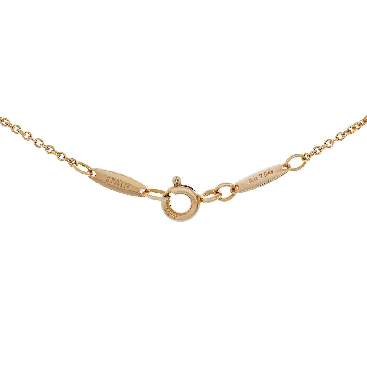 Tiffany & Co. 18K Rose Gold 9mm Bean Pendant