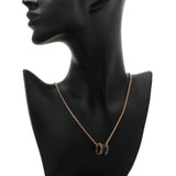 Bulgari 18K Rose Gold Black Ceramic B.zero1 Pendant Necklace Designer Jewellery Bulgari