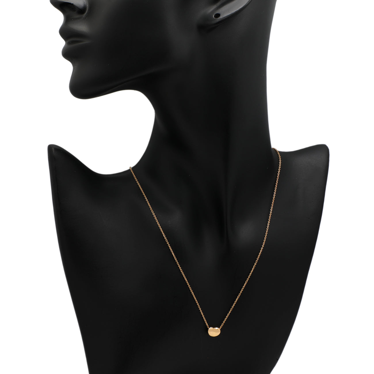 Tiffany & Co. 18K Rose Gold 9mm Bean Pendant – Modaselle