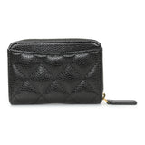 Chanel Black Caviar Quilted Zip Coin Purse Accessories Chanel