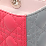 Christian Dior Lambskin Cannage Tri Color Large Lady Dior Handbags Christian Dior