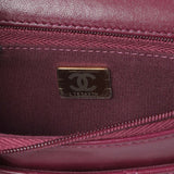 Chanel Purple Lambskin Quilted Wallet On Chain Handbags Chanel