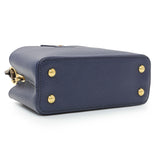 Louis Vuitton Blue Taurillon Python Mini Capucines Handbags Louis Vuitton