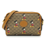 Gucci GG Supreme Monogram Mickey Mouse Interlocking G Shoulder Bag Handbags Gucci