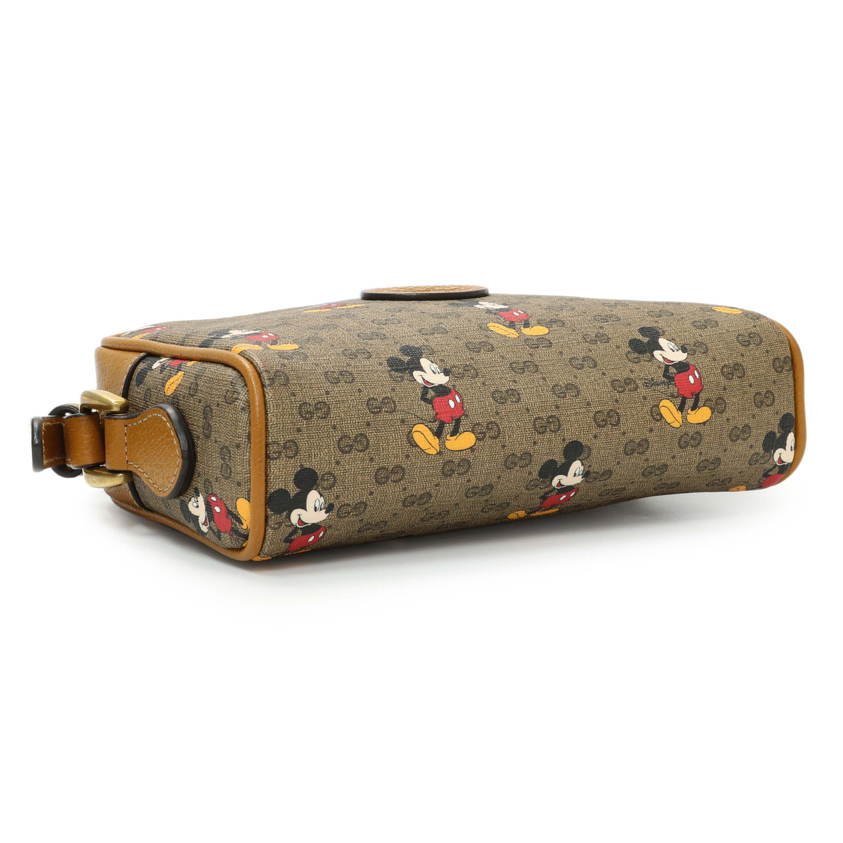 Gucci GG Supreme Monogram Mickey Mouse Interlocking G Shoulder Bag Handbags Gucci