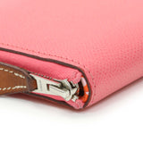 Hermes Pink Epsom Silk'in Change Purse Accessories Hermes