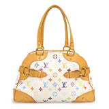 Louis Vuitton White Multicolor Monogram Claudia