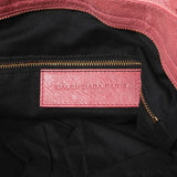 Balenciaga Pink Agneau Classic Gold Hardware Velo Handbags Balenciaga