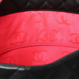 Chanel Black Quilted Cambon Tote Large Handbags Chanel