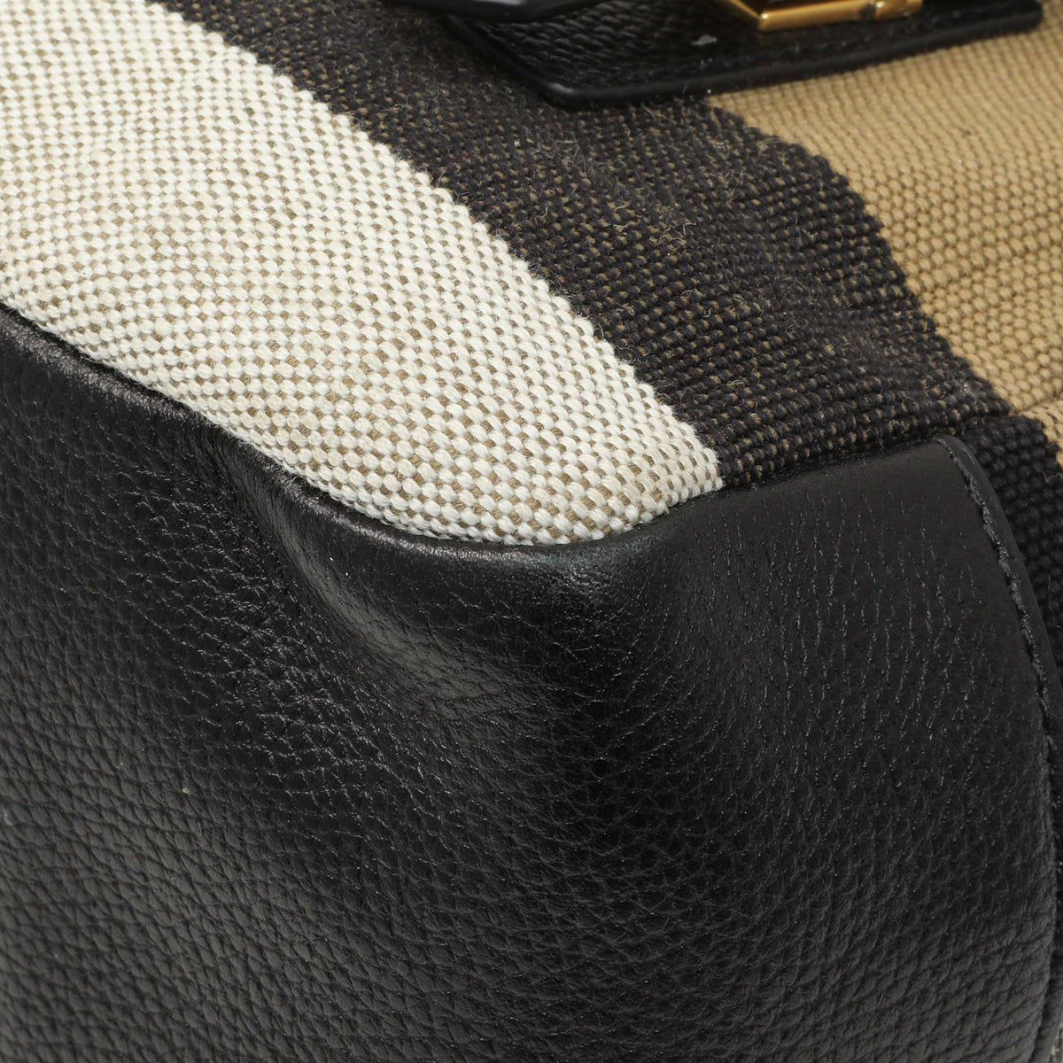 Burberry Black Canvas Check Small Baildon Messenger Bag Handbags Burberry
