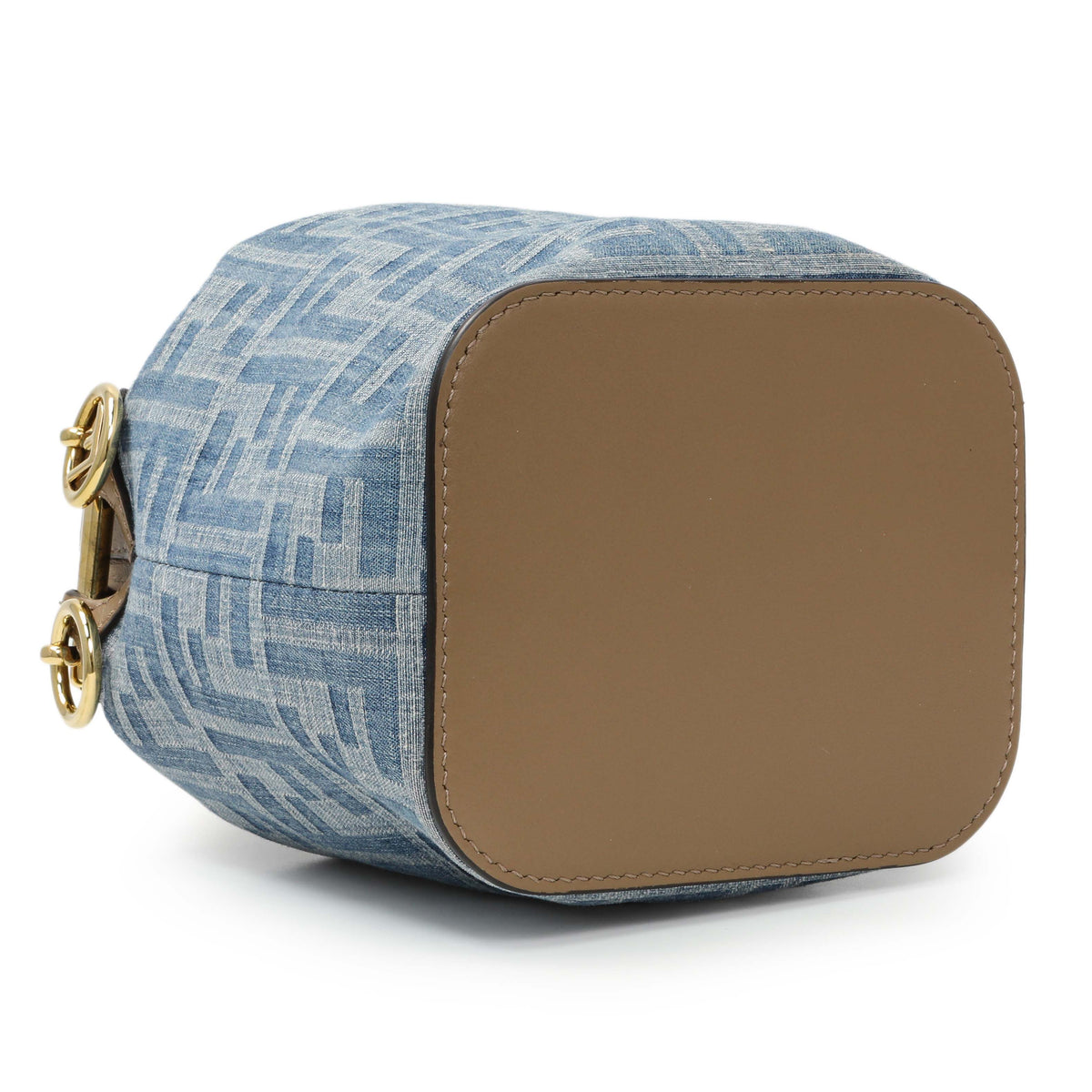 Fendi Denim Mini Mon Tresor Bucket Bag Handbags Fendi