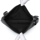 Louis Vuitton Black Calfskin Shadow Monogram Trio Messenger Handbags Louis Vuitton
