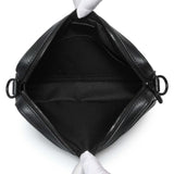 Louis Vuitton Black Calfskin Shadow Monogram Trio Messenger Handbags Louis Vuitton