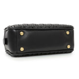 Miu Miu Black Nappa Leather Arcadie Matelasse Bag Handbags Miu Miu