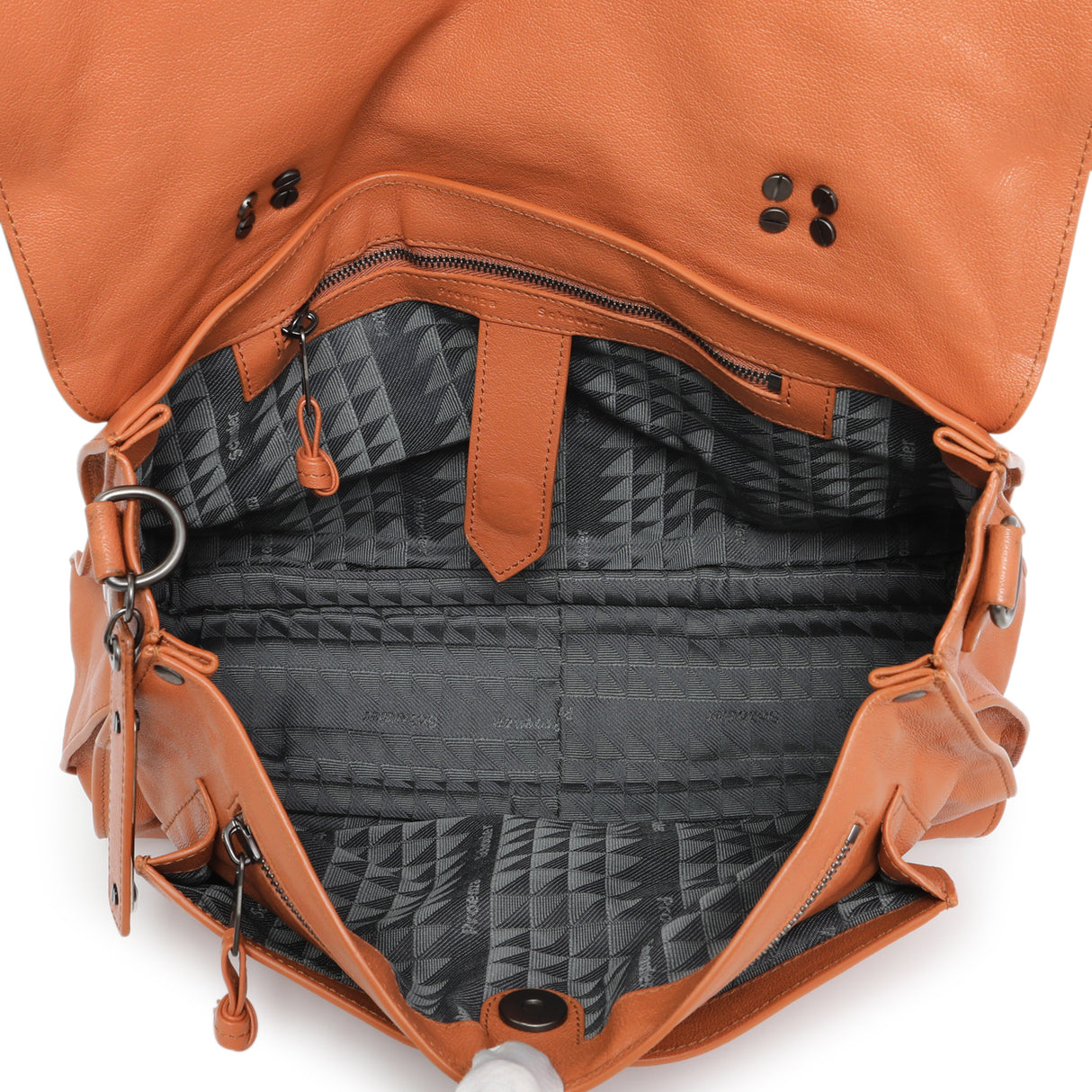 Proenza Schouler Brown Lambskin PS1 Fringe Satchel Handbags Proenza Schouler