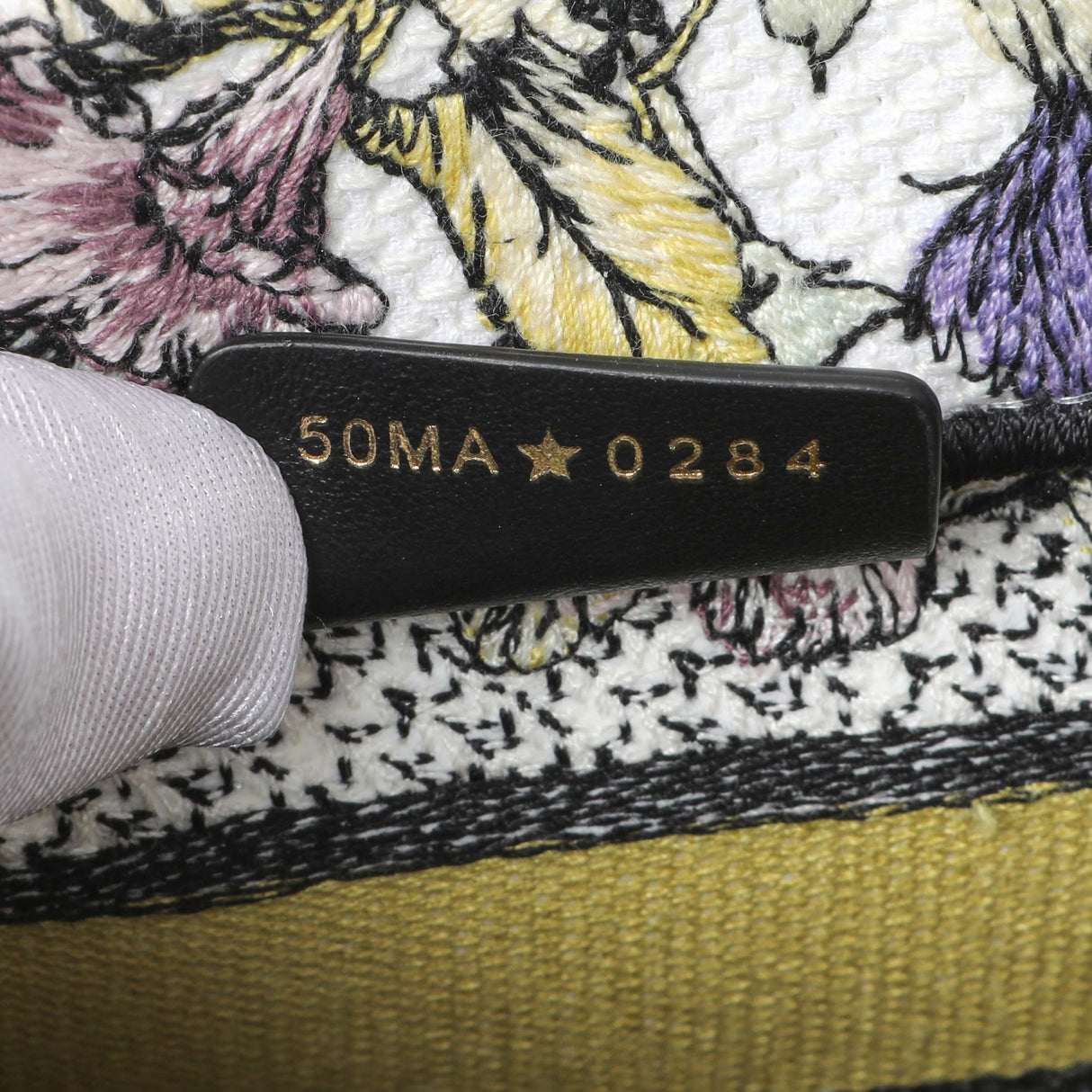 Christian Dior Embroidered Canvas Mini Book Tote w/ Strap Handbags Christian Dior