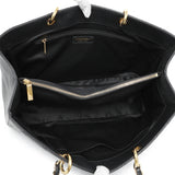Chanel Black Quilted Caviar XL Grand Shopping Tote GST Handbags Chanel