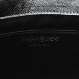 Saint Laurent Metallic Silver Belle De Jour Large Clutch