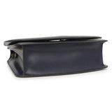 Salvatore Ferragamo Navy Calfskin Vela Crossbody Bag