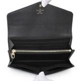 Louis Vuitton Black Monogram Empreinte Sarah Wallet Accessories Louis Vuitton