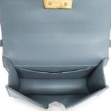Christian Dior Blue Grey Smooth Calfskin Micro 30 Montaigne Flap Handbags Christian Dior