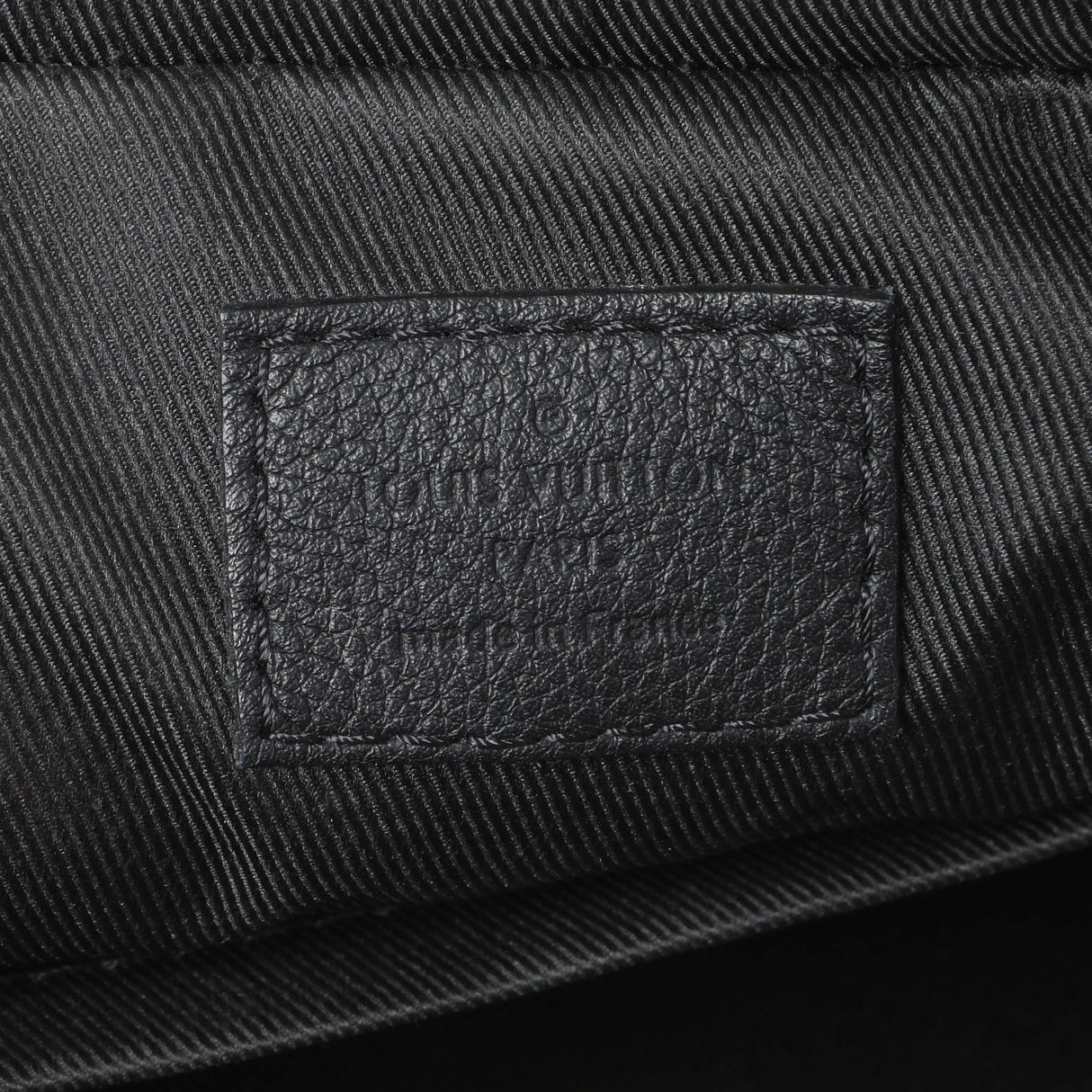 Louis Vuitton Black Calfskin Shadow Monogram Trio Messenger Handbags Louis Vuitton