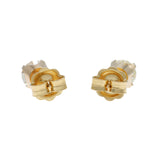 18K Yellow Gold 1.60 Carat Diamond Stud Earrings