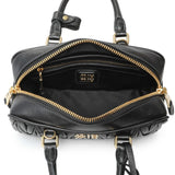 Miu Miu Black Nappa Leather Arcadie Matelasse Bag Handbags Miu Miu