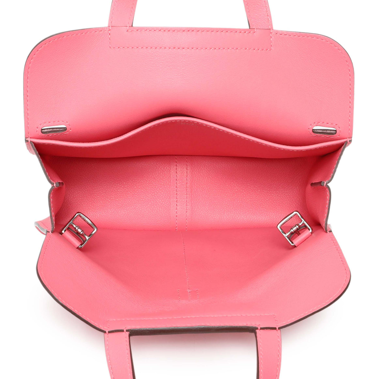 Hermes Rose Azalee Evercolor Halzan 25 Handbags Hermes
