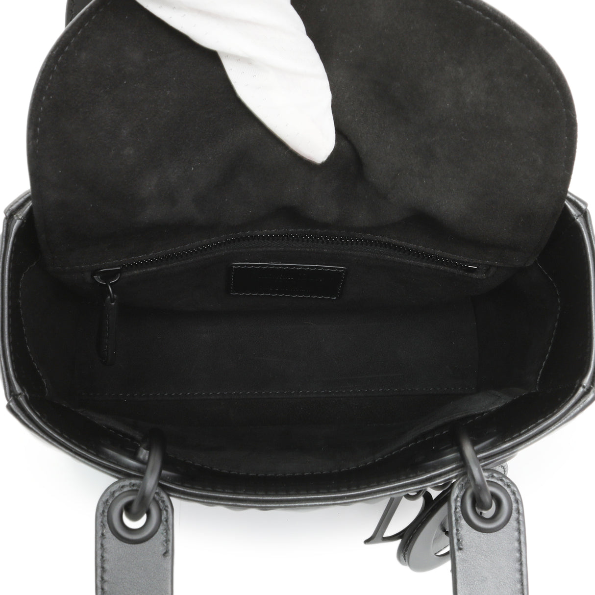 Christian Dior Black Diamond Cannage Lady Dior Small Handbags Christian Dior