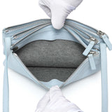 Celine Light Blue Lambskin Small Trio Crossbody Bag Handbags Celine