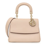 Christian Dior Rose Poudre Bullcalf Mini Be Dior Flap