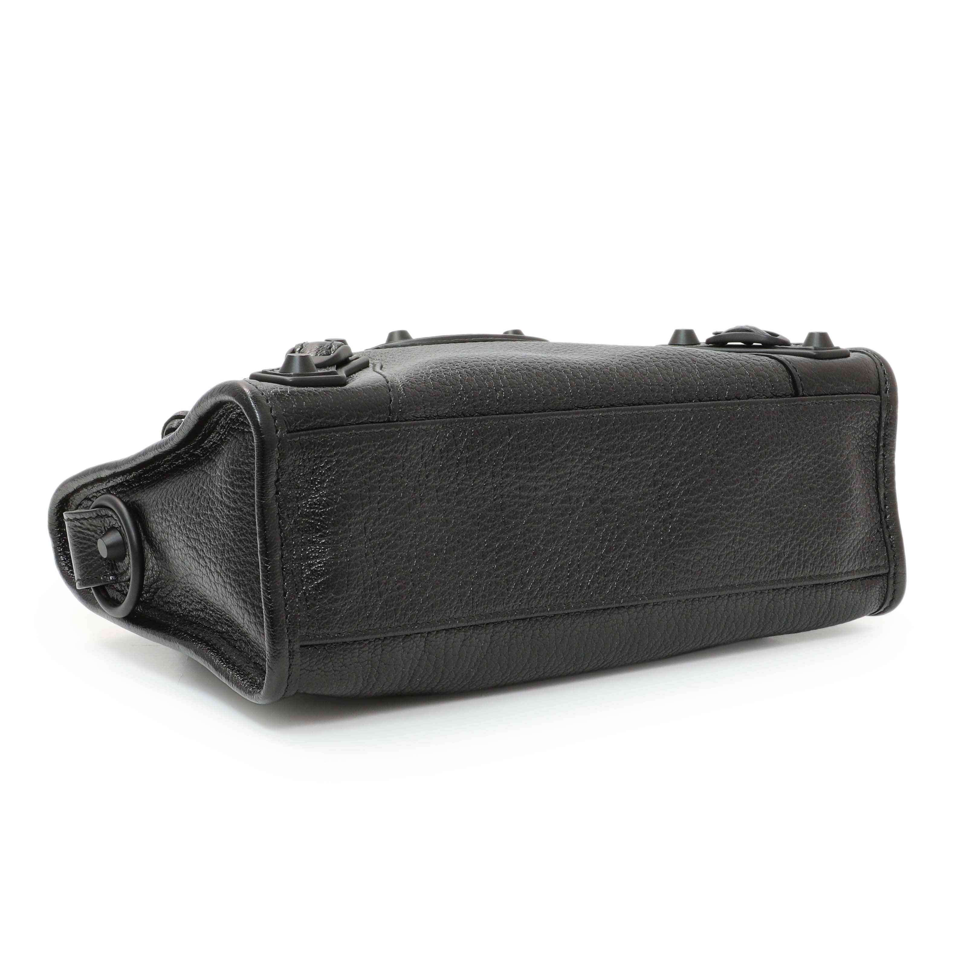 Balenciaga Black Grained Calfskin Neo Classic Mini City – Modaselle
