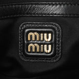 Miu Miu Black Nappa Leather Arcadie Matelasse Bag Handbags Miu Miu