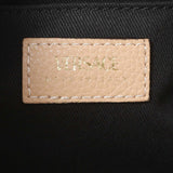 Versace Beige Grained Calfskin Virtus Hobo Handbags Versace