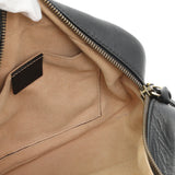 Gucci Black Calfskin Matelasse Small GG Marmont Chain Shoulder Bag Handbags Gucci