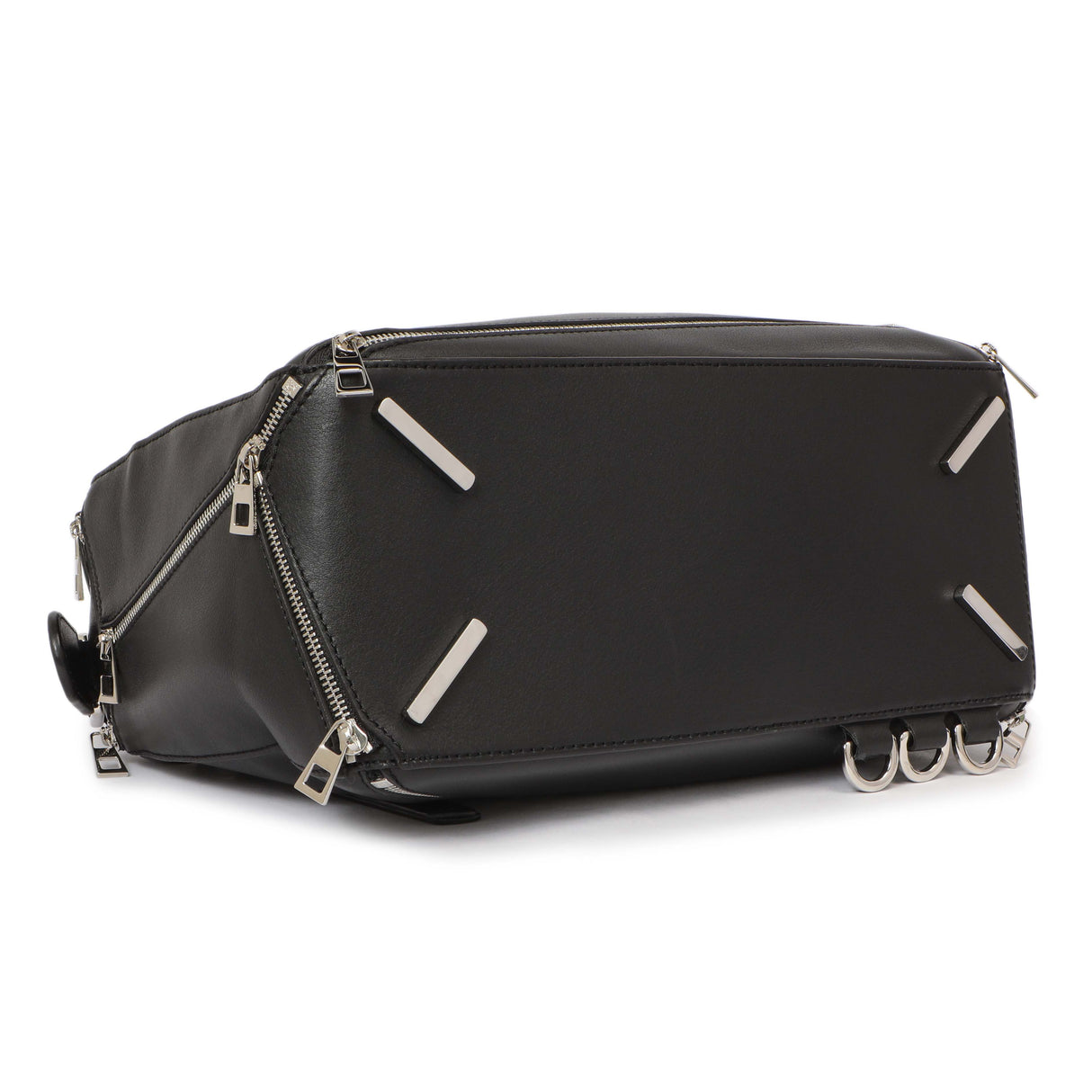 Loewe Black Calfskin Medium Zipper Puzzle Bag