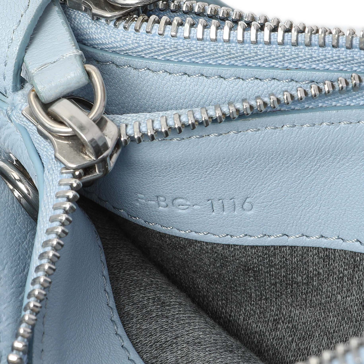 Celine Light Blue Lambskin Small Trio Crossbody Bag Handbags Celine