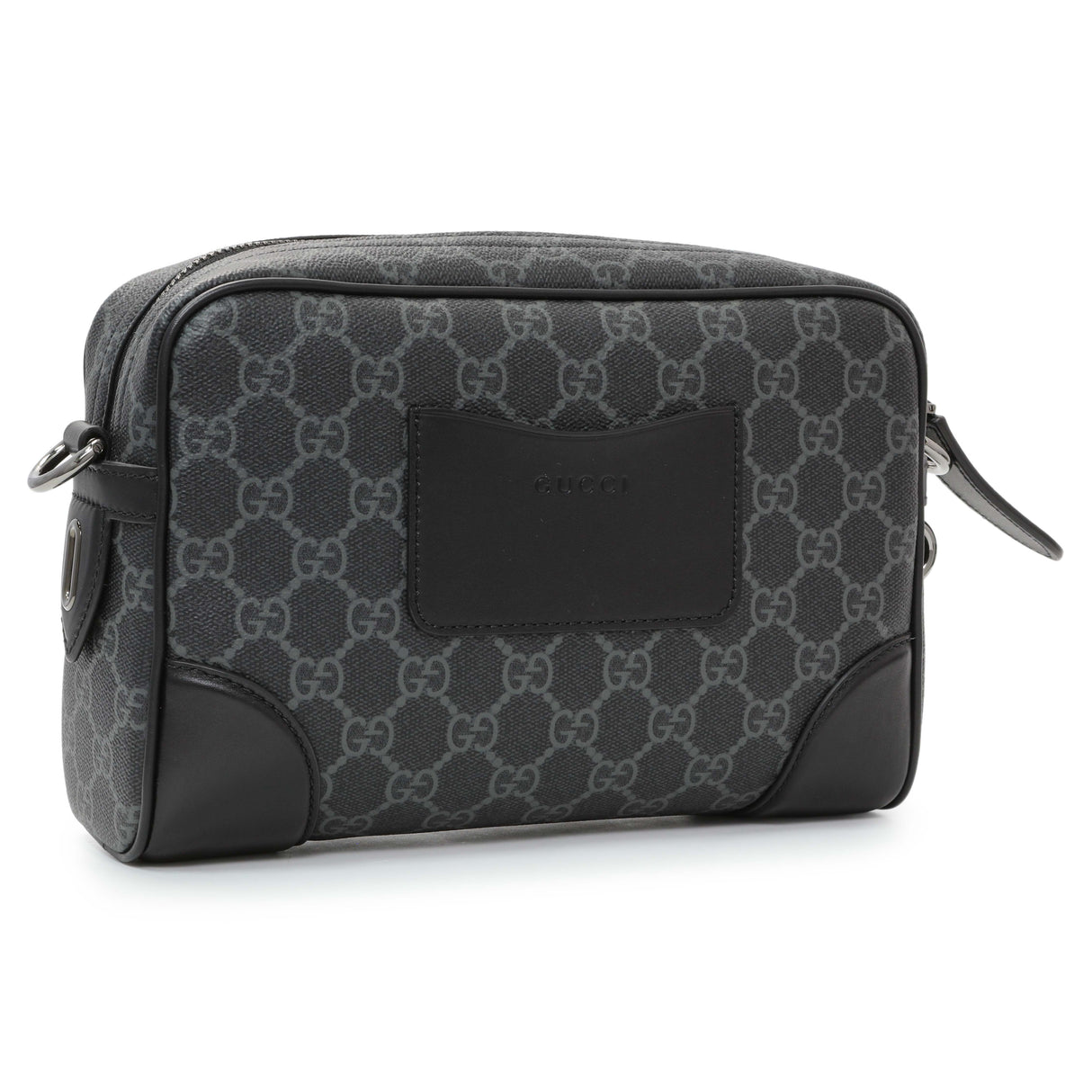 Gucci GG Supreme Monogram Calfskin Emblem Small Crossbody Handbags Gucci