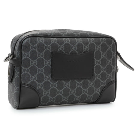 Gucci GG Supreme Monogram Calfskin Emblem Small Crossbody