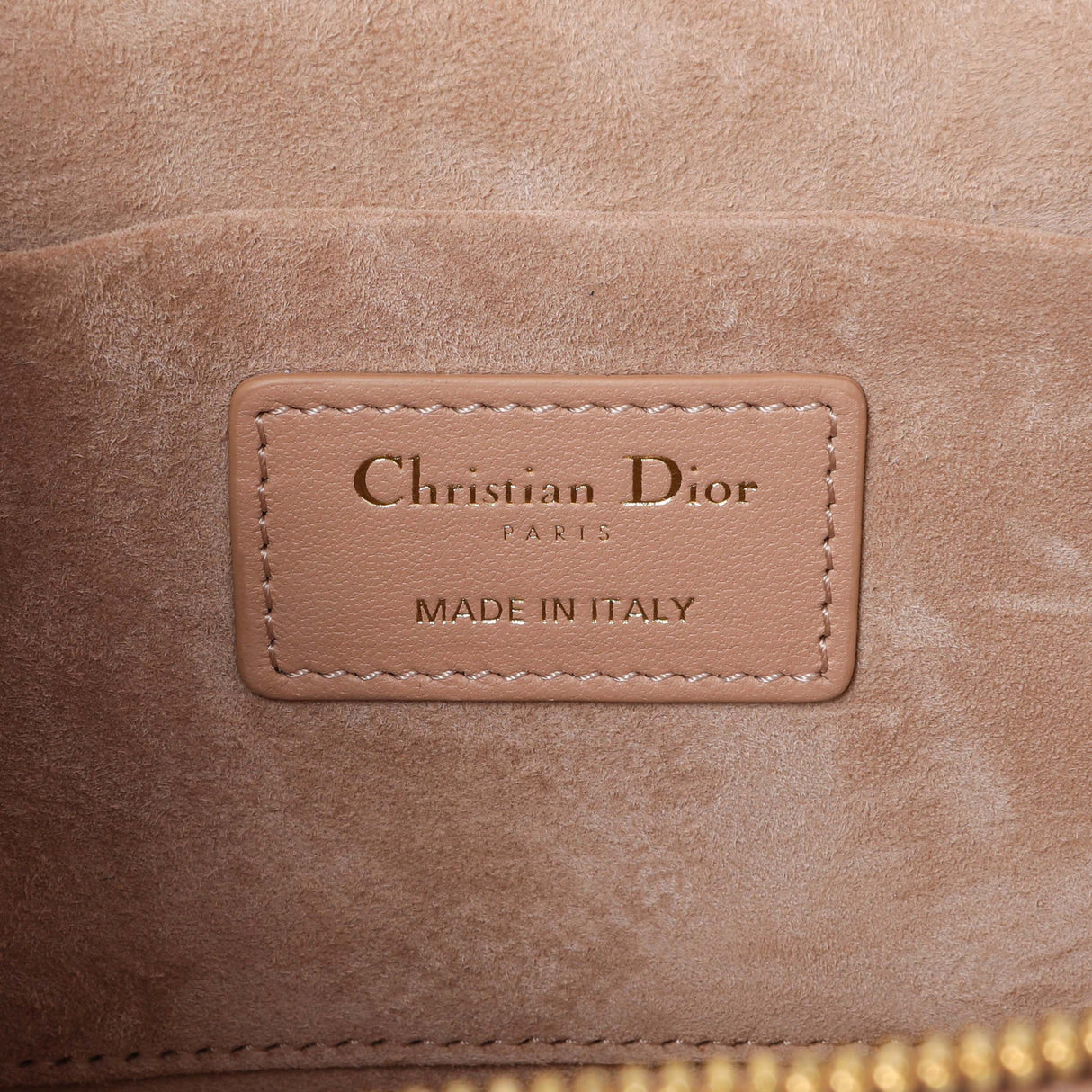 Christian Dior Pink Lambskin Cannage Small Diortravel Vanity Case Cloud Handbags Christian Dior