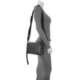 Gucci GG Supreme Monogram Calfskin Emblem Small Crossbody Handbags Gucci