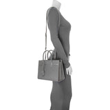 Saint Laurent Grey Croc Embossed Baby Sac De Jour Handbags Saint Laurent