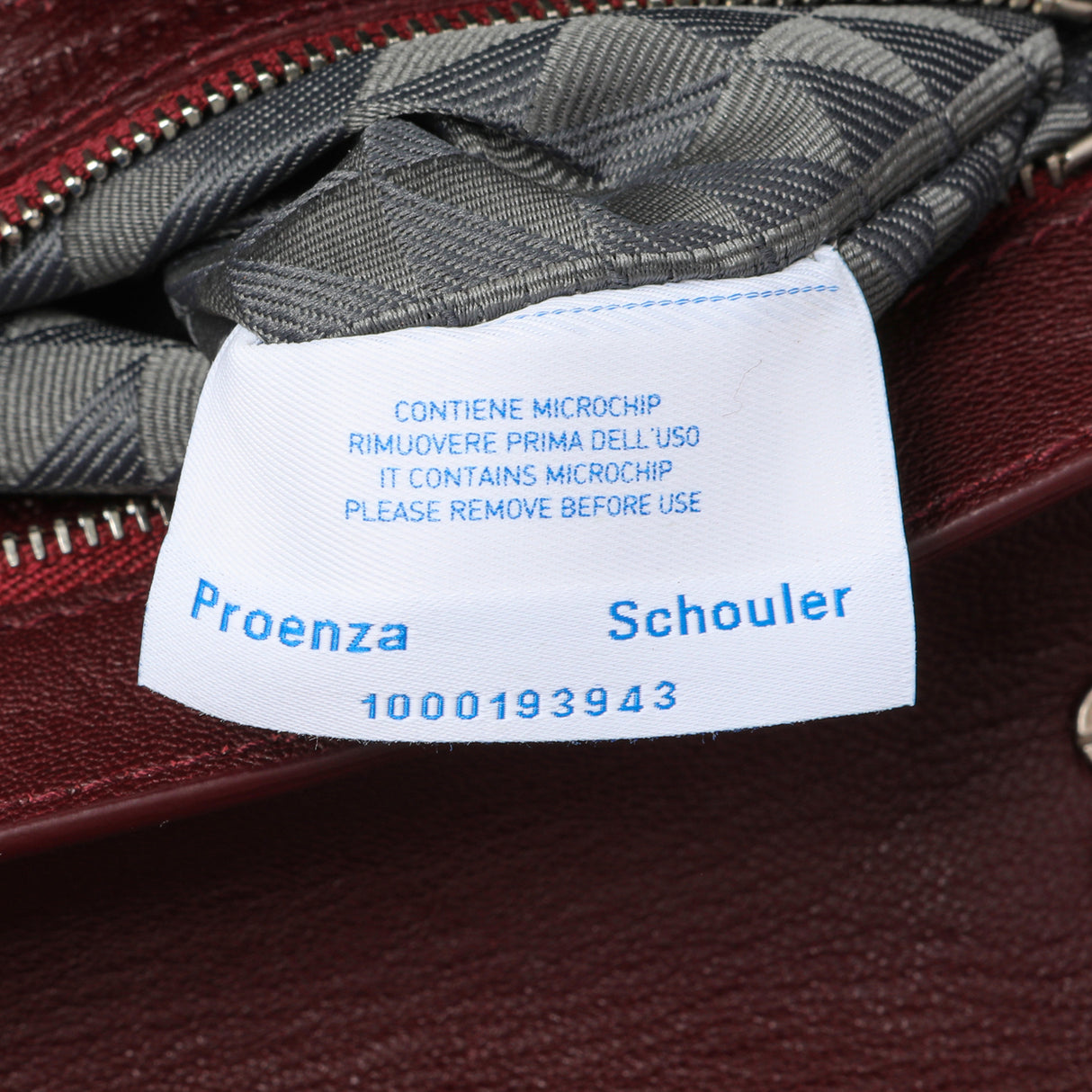 Proenza Schouler Burgundy Lambskin Medium PS1 Satchel