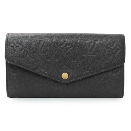 Louis Vuitton Black Monogram Empreinte Sarah Wallet Accessories Louis Vuitton