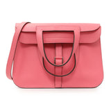 Hermes Rose Azalee Evercolor Halzan 25 Handbags Hermes