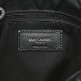 Saint Laurent Black Crinkled Calfskin Matelasse Monogram Medium Niki Shopper Handbags Saint Laurent
